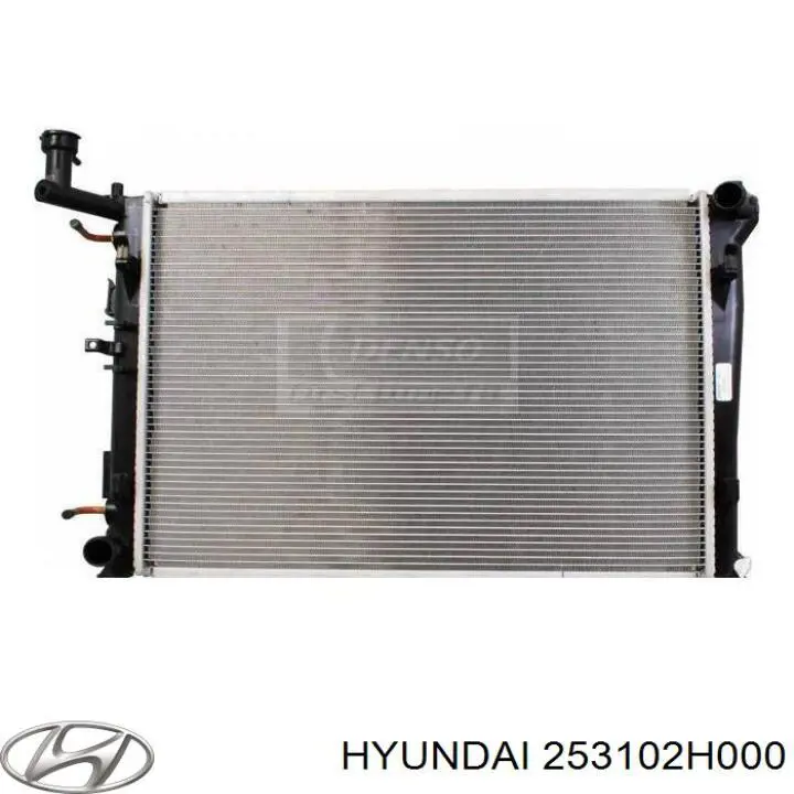 Radiador de esfriamento de motor Hyundai/Kia 253102H000 preço, a partir de 106,30 USD