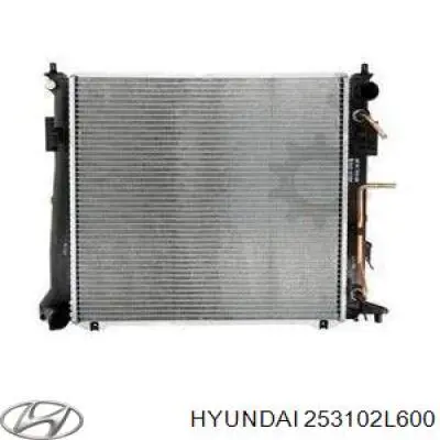 253102L600 Hyundai/Kia Radiador de esfriamento de motor