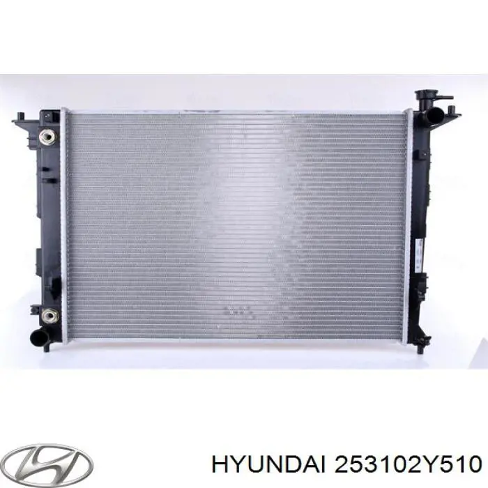 253102Y510 Hyundai/Kia Radiador de esfriamento de motor