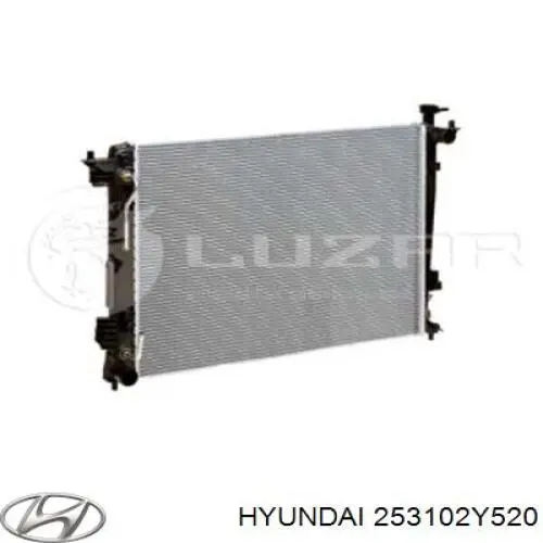 Compre 253102Y520 Hyundai/Kia Radiador de esfriamento de motor
