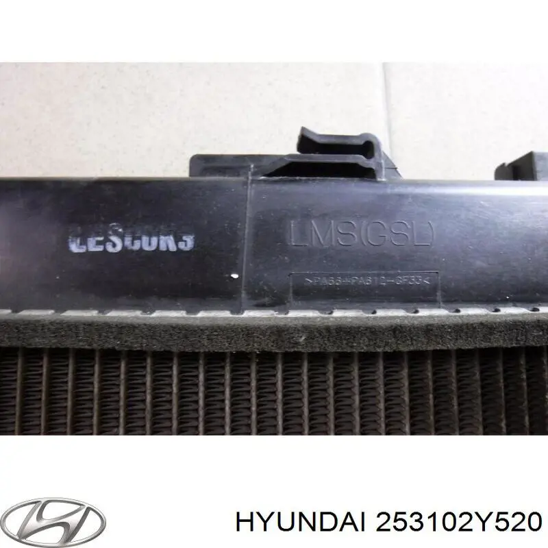 Radiador de esfriamento de motor 253102Y520 Hyundai/Kia