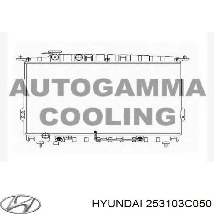 Radiador de esfriamento de motor Hyundai/Kia 253103C050 preço, a partir de 190,94 USD