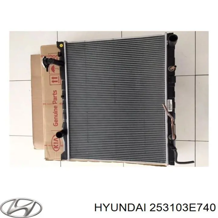 253103E740 Hyundai/Kia Radiador de esfriamento de motor