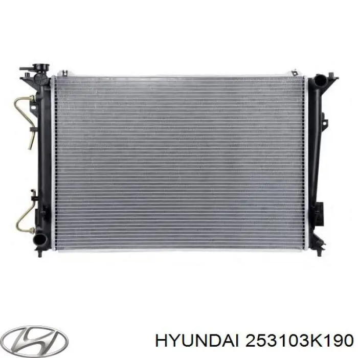 Radiador de esfriamento de motor Hyundai/Kia 253103K190 preço, a partir de 131,97 USD