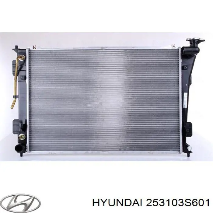 253103S601 Hyundai/Kia Radiador de esfriamento de motor
