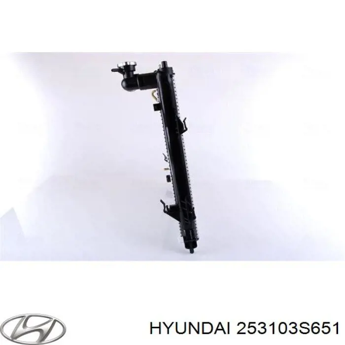 253103S651 Hyundai/Kia Radiador de esfriamento de motor
