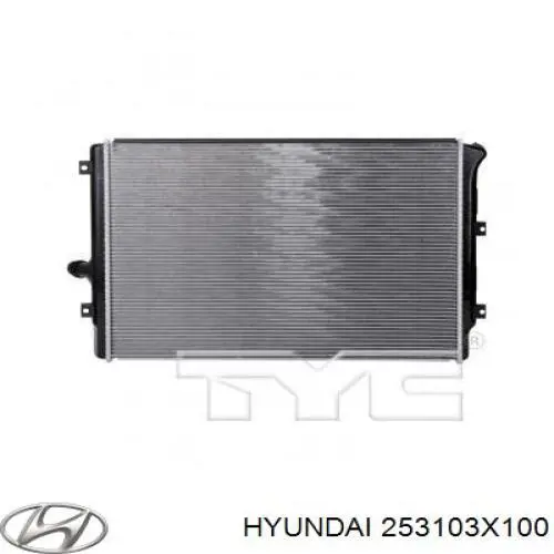 Compre 253103X100 Hyundai/Kia Radiador de esfriamento de motor