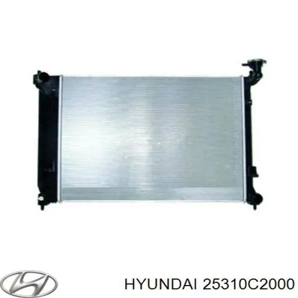 25310C2000 Hyundai/Kia Radiador de esfriamento de motor