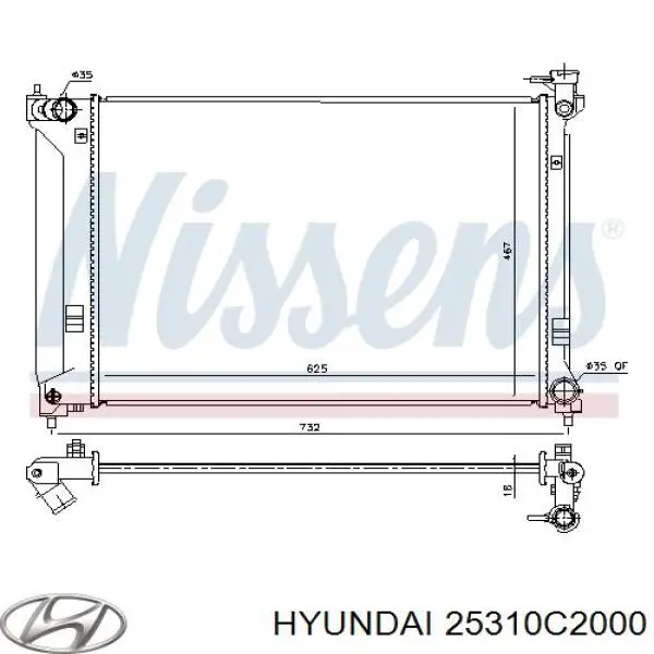 Radiador de esfriamento de motor Polcar 4029081 preço, a partir de 121,70 USD