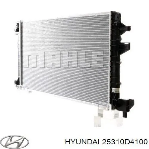 Radiador de esfriamento de motor 25310D4100 Hyundai/Kia