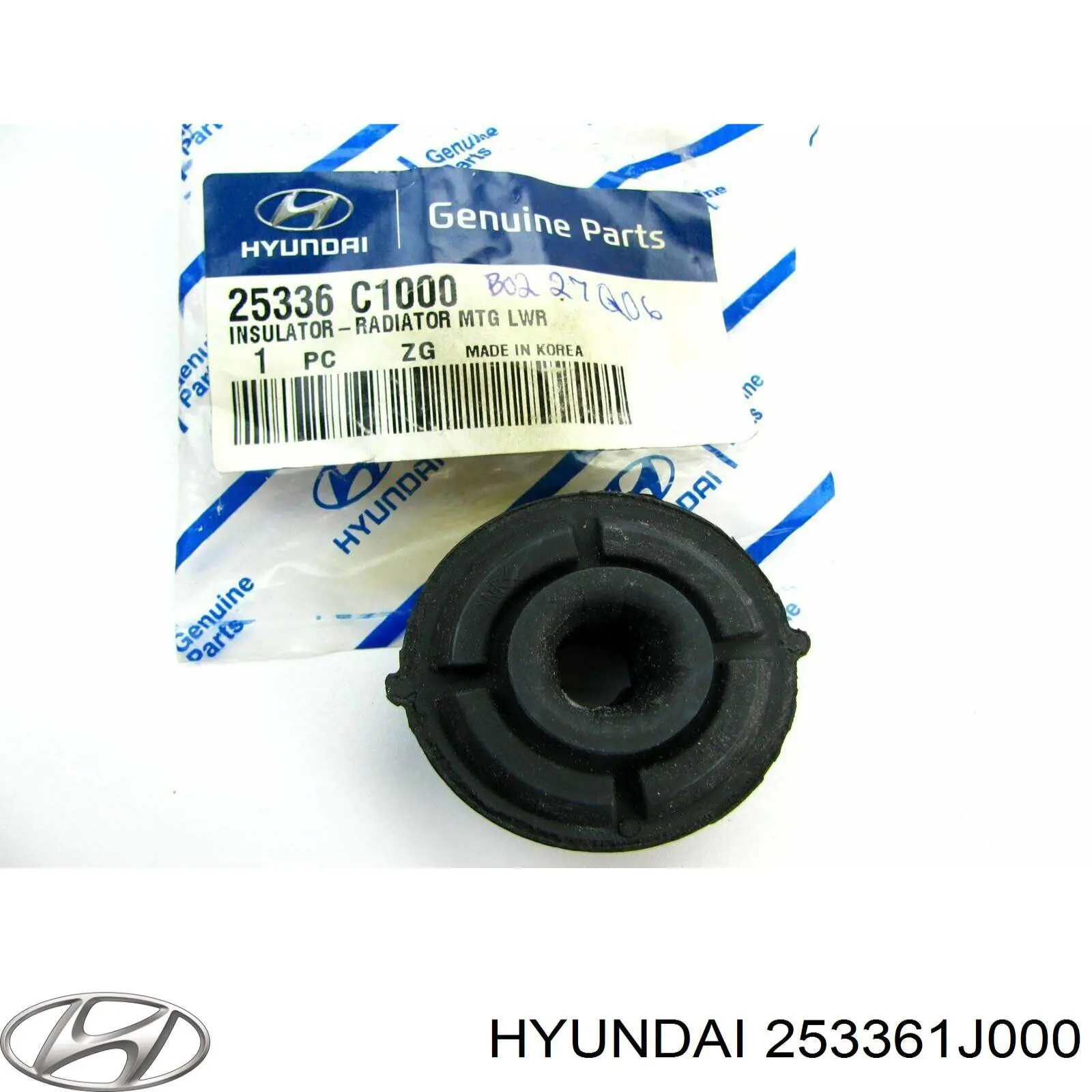 253361J000 Hyundai/Kia Consola (coxim de fixação) inferior do radiador