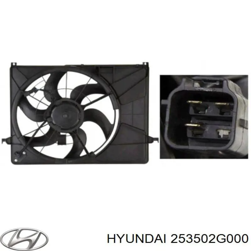 Compre 253502G000 Hyundai/Kia Difusor do radiador de esfriamento
