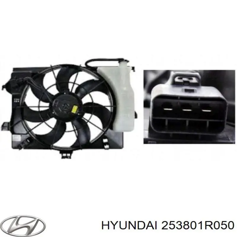 Difusor do radiador de esfriamento, montado com motor e roda de aletas Hyundai/Kia 253801R050 preço, a partir de 113,45 USD