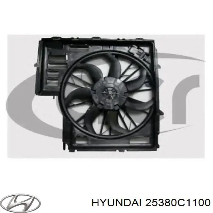 Ventilador elétrico de esfriamento montado (motor + roda de aletas) Hyundai/Kia 25380C1100 preço, a partir de 405,14 USD