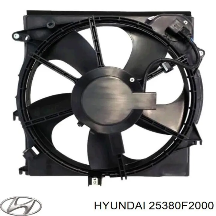 Difusor do radiador de esfriamento, montado com motor e roda de aletas Hyundai/Kia 25380F2000 preço, a partir de 101,12 USD
