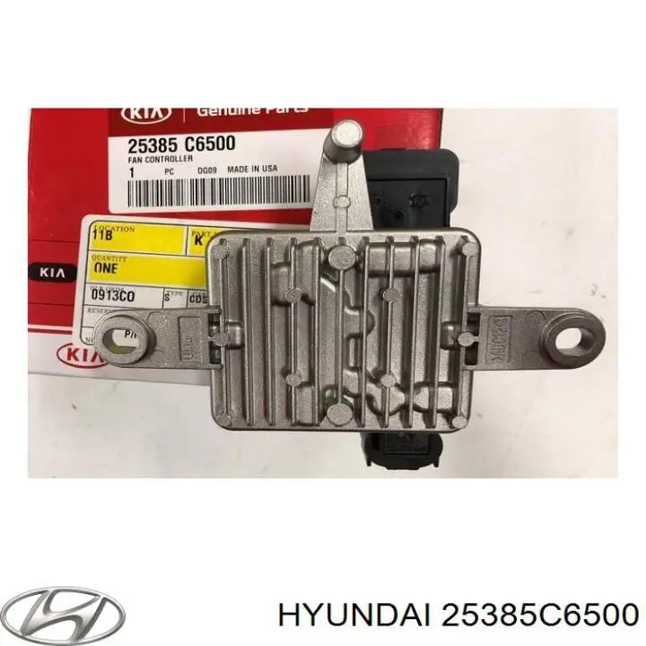 25385C6500 Hyundai/Kia Regulador de revoluções de ventilador de esfriamento (unidade de controlo)