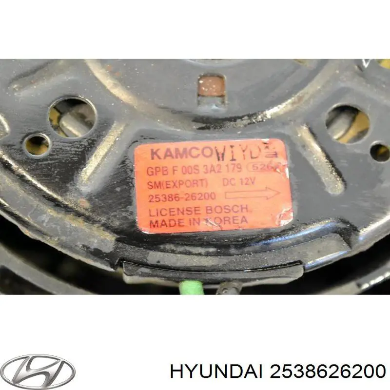 Compre 2538626200 Hyundai/Kia Motor de ventilador do sistema de esfriamento