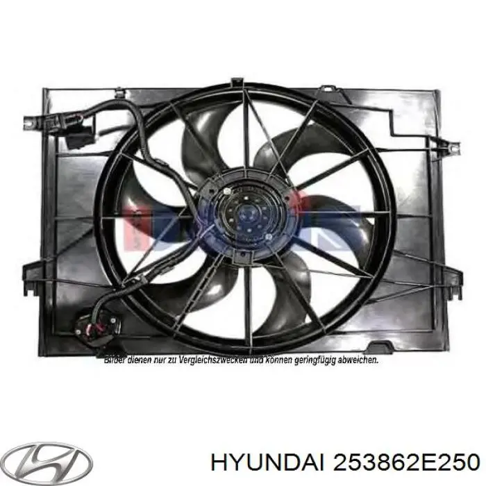 Motor de ventilador do sistema de esfriamento Hyundai/Kia 253861F380 preço, a partir de 98,75 USD
