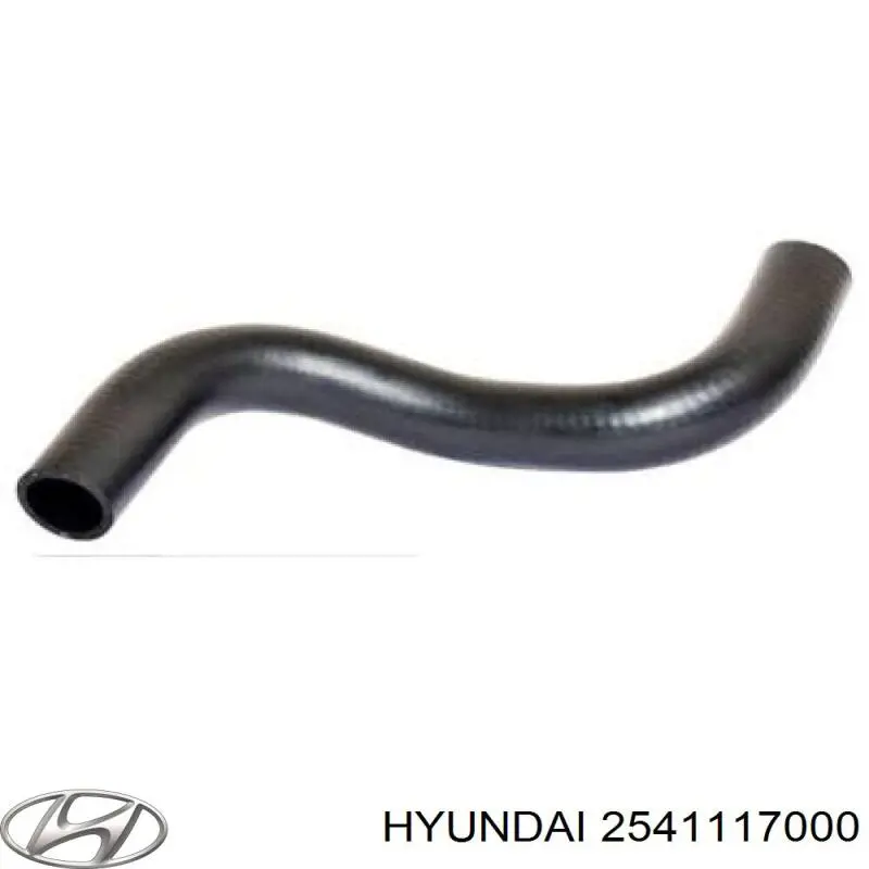 Mangueira (cano derivado) do radiador de esfriamento superior Hyundai/Kia 2541117000 preço, a partir de 11,37 USD