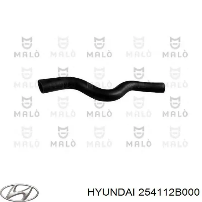Mangueira (cano derivado) do radiador de esfriamento superior Hyundai/Kia 254112B000 preço, a partir de 14,25 USD