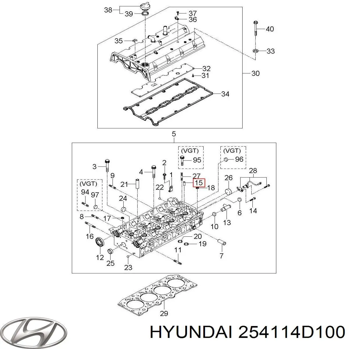 Mangueira (cano derivado) do radiador de esfriamento superior Hyundai/Kia 254114D100 preço, a partir de 15,94 USD