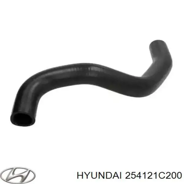 254121C200 Hyundai/Kia Mangueira (cano derivado) inferior do radiador de esfriamento