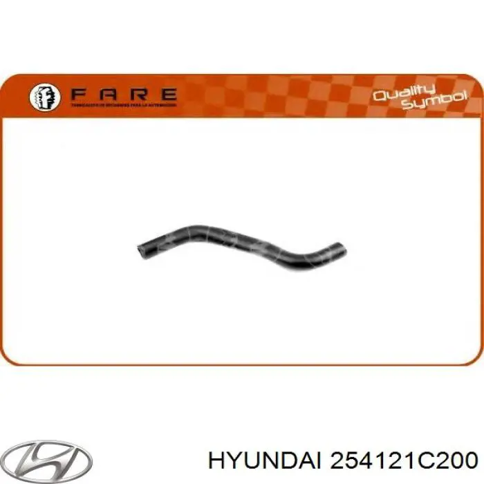Mangueira (cano derivado) inferior do radiador de esfriamento Hyundai/Kia 254121C200 preço, a partir de 13,44 USD
