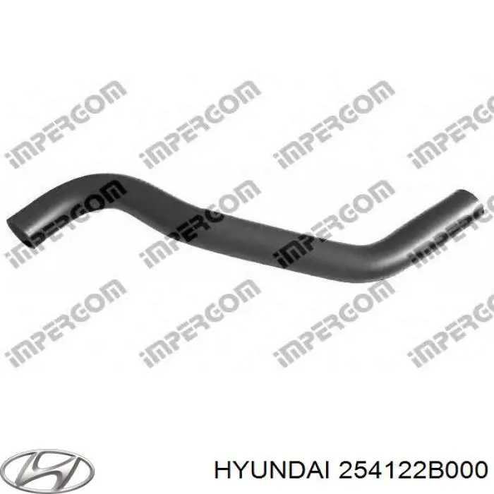 Mangueira (cano derivado) inferior do radiador de esfriamento Hyundai/Kia 254122B000 preço, a partir de 23,47 USD