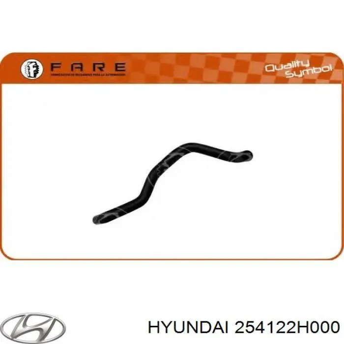 Mangueira (cano derivado) inferior do radiador de esfriamento Hyundai/Kia 254122H000 preço, a partir de 12,99 USD