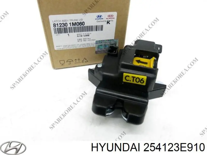 Compre 254123E910 Hyundai/Kia Mangueira (cano derivado) inferior do radiador de esfriamento
