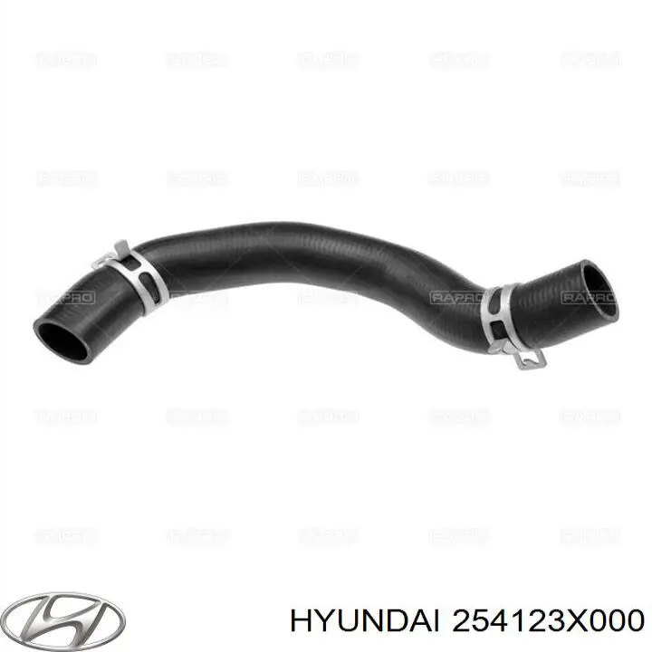 Mangueira (cano derivado) inferior do radiador de esfriamento Hyundai/Kia 254123X000 preço, a partir de 13,05 USD
