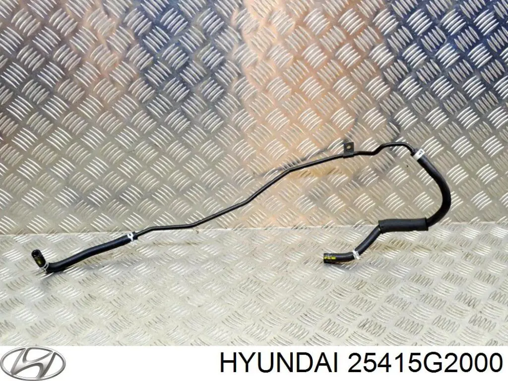 25415G2000 Hyundai/Kia Mangueira (cano derivado) inferior do radiador de esfriamento