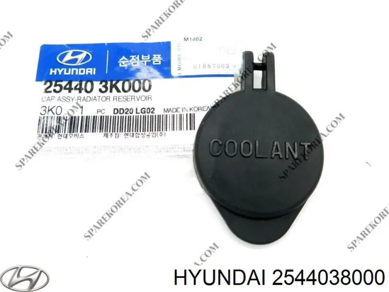 Tampa (tampão) do tanque de expansão para Hyundai Sonata IV EU4