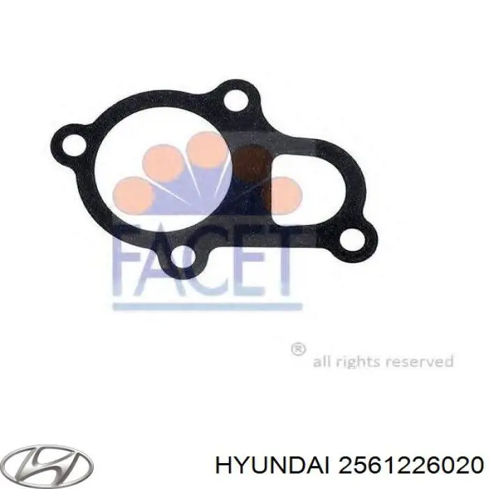 2561226020 Hyundai/Kia Vedante de termostato