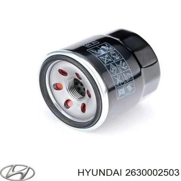 Filtro de óleo Hyundai/Kia 2630002503 preço, a partir de 6,95 USD