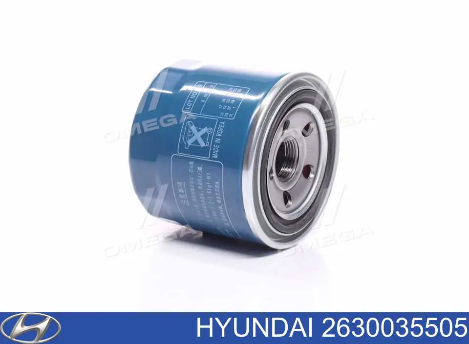 Filtro de óleo Hyundai/Kia 2630035505 preço, a partir de 5,76 USD