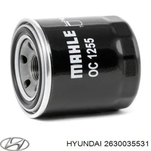 Filtro de óleo Hyundai/Kia 2630035531 preço, a partir de 5,80 USD