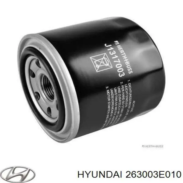 Filtro de óleo Hyundai/Kia 263003E010 preço, a partir de 8,00 USD