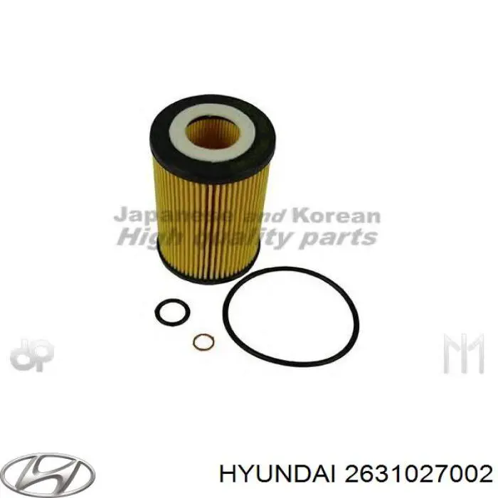 Compre 2631027002 Hyundai/Kia Filtro de óleo
