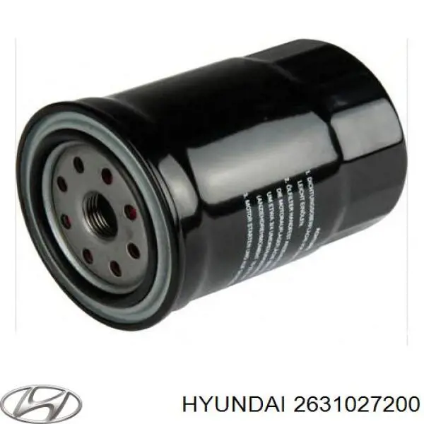 2631027200 Hyundai/Kia Filtro de óleo