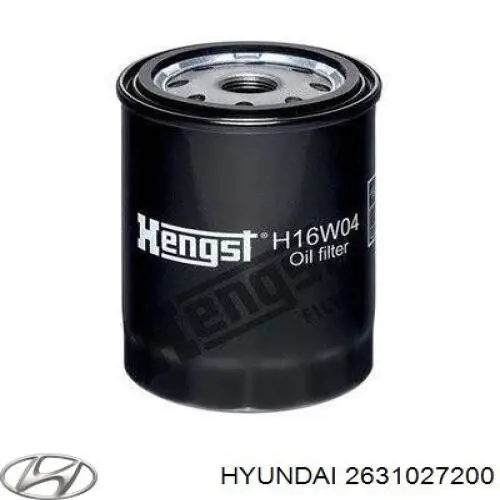 Filtro de óleo Hyundai/Kia 2631027200 preço, a partir de 8,02 USD