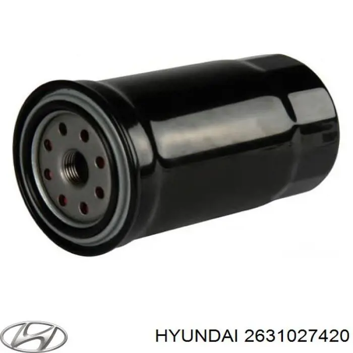 2631027420 Hyundai/Kia Filtro de óleo