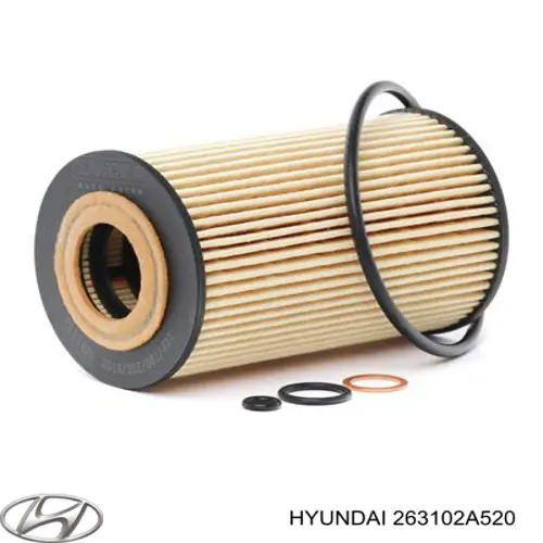 Compre 263102A520 Hyundai/Kia Filtro de óleo