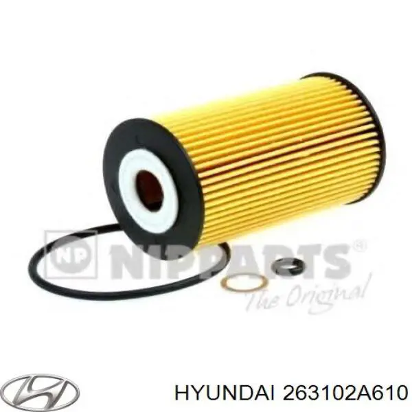 263102A610 Hyundai/Kia Filtro de óleo