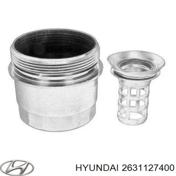 2631127400 Hyundai/Kia Tampa do filtro de óleo