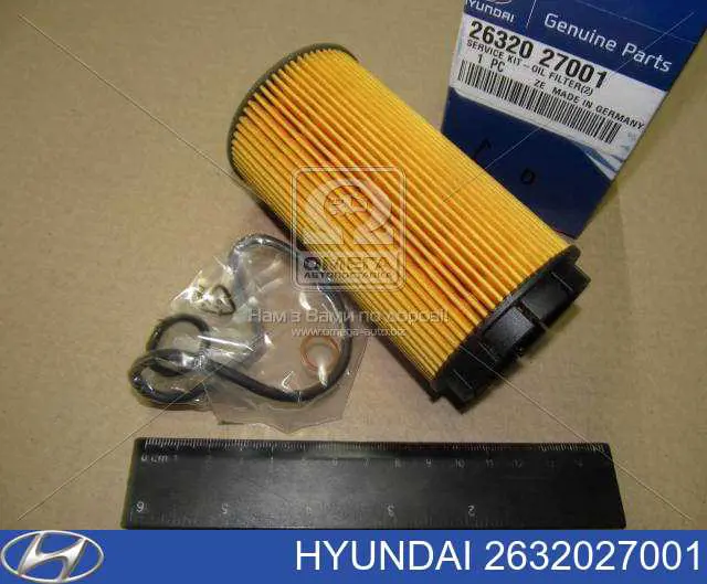Filtro de óleo Hyundai/Kia 2632027001 preço, a partir de 7,79 USD