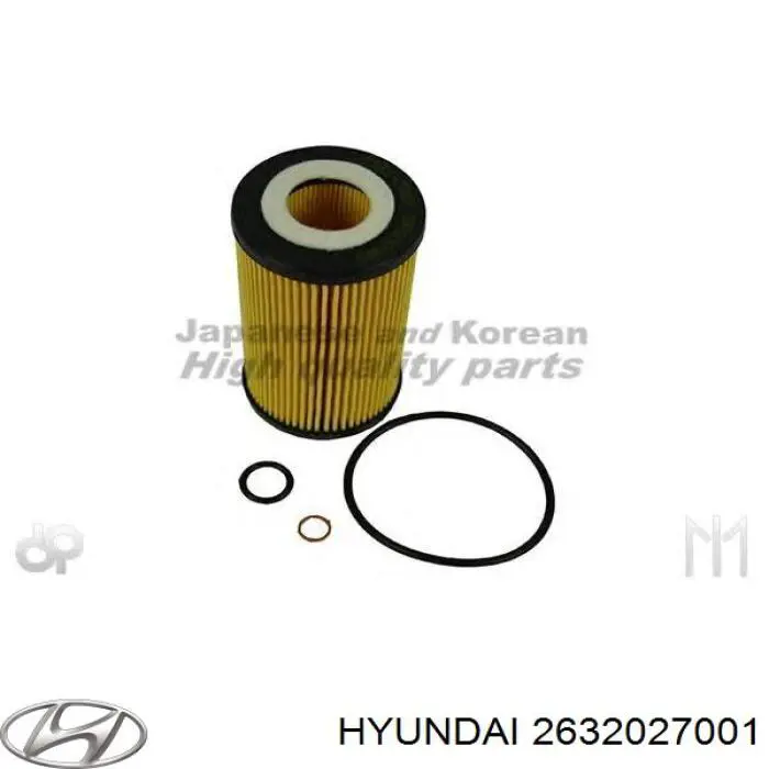 Compre 2632027001 Hyundai/Kia Filtro de óleo