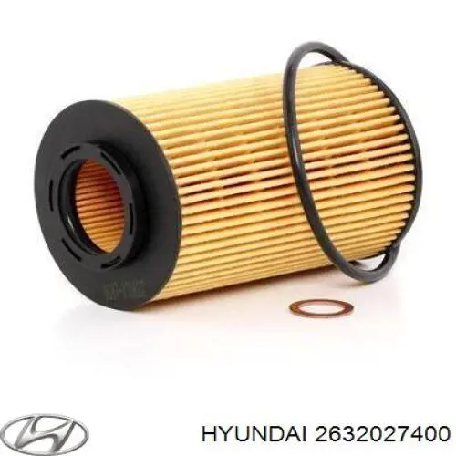 Filtro de óleo Hyundai/Kia 2632027400 preço, a partir de 5,84 USD
