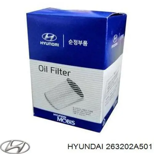 263202A501 Hyundai/Kia Filtro de óleo