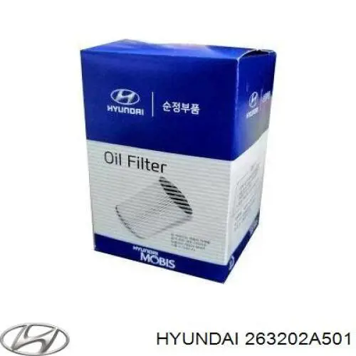 Compre 263202A501 Hyundai/Kia Filtro de óleo